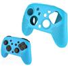 Hesupy Switch2 Pro - Custodia protettiva per controller di gioco Switch 2 Pro, in silicone, antiscivolo, anti-sudore, ergonomica, morbida pelle, accessori (blu)