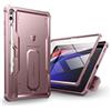 Dexnor Compatibile con Samsung Galaxy Tab S9 Plus Cover [Protezione dello schermo integrata e supporto], Custodia protettiva antiurto durevole di grado militare case per Tab S9 Plus - Polvere Peonia
