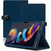 Envibe Custodia per TCL Nxtpaper 11 Plus 11.5 Pollici, Cover Tablet TCL Nxtpaper 11 Plus, Copertura Protettiva Pieghevole con Supporto per Matita e Cinturino da Polso, Protezione Completa. (Blu)