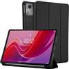 Bighan Custodia Compatibile per Lenovo Tab M11 11 Pollici, Sottile Smart Folio Supporto Trifold con Auto/Sonno Tablet Custodia, Nero