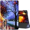 EasyAcc Custodia Cover Compatibile con Samsung Galaxy Tab A9+ | A9 Plus 11 Pollici 2023 SM-X210/ X215/ X216 Tablet, Percorso Notturno