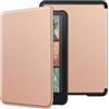 Kepuch Custer Cover per Kindle Paperwhite 12th 2024, Paperwhite Signature Edition 12th, Colorsoft Signature Edition 1st,PU-Pelle Case Custodia - Rosso Oro