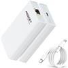 PROCET PoE System PROCET PoE a USB C Convertitore Gigabit Fino a 60W IEEE802.3bt e adattatore di rete Ethernet da 100Mbps per Echo Hub, Home Assistant, tablet, iPad, laptop, display per segnaletica digitale