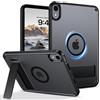 GUAGUA Custodia magnetica per iPad mini 7/mini 6 2024/2021, colore nero | Compatibile con MagSafe, con supporto, per iPad A17 Pro, retro opaco traslucido, antiurto (8,3)