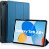 Koze Custodia per Samsung Galaxy Tab A11+/A9+ 11 Pollici 2025, Ultra Sottile Cover con Trasparente Antiurto Opaco Retro e Chiusura Magnetica per Tablet A11 Plus /A9 Plus, Blu Pavone