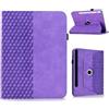 TEDTIKJT Custodia per Samsung Galaxy Tab S9/S9 FE 11 2023 SM-X710 X716B X510 X516B Tablet Cover Case 360°Ruotabile Funzione di Supporto Multiangolare Case PU Pelle Flip Tasca Custodia,Violetta