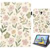 Bemoloon PU Tablet Cover per Samsung Galaxy Tab A 10.5 2018 T590/T595 - Colori Vibranti & Design alla Moda, Anti-Graffio, Sblocco/Standby Automatico, Erba Gialla