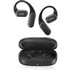 NEARITY MemPod Fit 2 Cuffie Bluetooth Open Ear, auricolari wireless con bassi profondi, fino a 45 ore di autonomia con custodia, comfort straordinario, connessione duale, per telefono/Mac, NERO