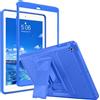 MoKo Cover per iPad 9.7 2018/2017, iPad 6ª /5ª Generazione, Onda Blu | Custodia Coperta Protettiva Anti-Urti e Sporco con Pellicola Integrata & Supporto per iPad 9.7
