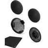 YHX-OU 4 piedini in gomma di ricambio per Microsoft Surface Laptop 3/4/5, 8,5 mm, piedini antiscivolo in gomma per Surface Laptop 5, 4 e 3 (nero)