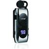 r2digital Auricolari Clip on Bluetooth 8388 4.0 con Display led, Cuffie con Cavo Retrattile con Cuffia per Musica, Auricolare - Nero o Silver