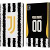 Head Case Designs Licenza Ufficiale Personalizzata Personale Juventus Football Club Home 2023/24 Kit Partita Custodia Portafoglio in Pelle Compatibile con Apple iPad PRO 11 M4/M5 2024/2025