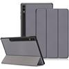 DINGGUAGUA Custodia per Samsung Galaxy Tab S9 Plus 12.4 2023 SM-X810/X816B/X818U Tablet,Cover con Funzione Supporto,Grigio