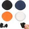 PEUTIER 4pz Supporto Adesivo per Airtag, Impermeabile Silicone Supporto Adesivo per Apple Air Tag Custodia Nascosta Localizzatore GPS per Bicicletta Telecomando (Nero, Bianco, Arancione, Blu Navy)