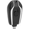 Eleage Mini Caricabatterie Portatile di Emergenza Portachiavi a Ricarica Rapida per Telefoni 1500mAh di Piccole Dimensioni (Nera)
