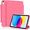 Koze Custodia per iPad A16 11a Generazione 11 Pollici 2025/ iPad 10a Gen 10,9 2022 con Chiusura Magnetica, a tre pieghe Supporto, Cover Retro in TPU Morbido con Portapenne,Rosso