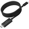 Belkin Cavo da USB-C ad HDMI 2.1 (2 m), supporta gli standard 8K a 60 Hz, 4K a 144 Hz, HDR, HBR3, DSC, HDCP 2.2, per MacBook, iPad Pro e altri dispositivi USB-C