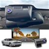 Fitcamx 4K Dual Dash Cam per 2015-2023 Dodge Challenger GT R/T SXT Plus Scat Pack (HD2-6072), stile OEM, video anteriore 2160P+posteriore 1080P, registrazione in loop, WiFi e APP, 128 GB