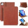 Yiernuo Custodia Compatibile con iPad Pro 13 Pollici M4 2024,iPad Air 13 M2 2024 Custodia Protettiva Girevole a 360° Supporto per iPad Pro 12.9 Pollici 6th/5th /4th/3rd Gen,Marrone