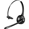 TECKNET Auricolare Bluetooth, Cuffie Wireless ad Orecchio con Microfono a cancellazione di Rumore per Camionisti, Auricolare Senza Fili a Mano Libera per Cellulare, PC, casa, Ufficio, Call Center