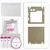 apgo SKIN BACK+SIDES RETRO+LATI Film Pellicola protettiva Protezione Posteriore per Samsung Galaxy Z Flip5, skin sticker film foil vinyl