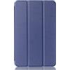 INSOLKIDON Compatibile con Samsung Galaxy Tab E 9.6 inch (SM-T560 / T561 / T565 / T567) Tablet Custodia protettiva in pelle Supporto sottile Custodia protettiva in pelle Custodia (blu navy)