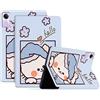 Generic Compatibile con/Sostituzione per Xiaomi Redmi Pad SE 11 Pollici 2023 PU Pelle Flip Stand Portafoglio Magnetico Carino Pittura Caso LSKTPB1 (5)