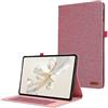 SOENS Custodia for tablet in pelle PU Flip adatta for Huawei MatePad 11.5/11.5S 2025 Supporto anteriore Custodia posteriore in silicone Cover a prova di goccia(Rose,For MatePad 11.5)