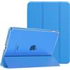 MoKo Cover Custodia Per iPad 9a/8a/7a Gen. 2021/2020/2019, Onda Blu | Cover Custodia Per iPad 10.2'', Ultra Sottile Leggero in Triplice Auto Sveglia/Sonno con Retro Semi-trasparente Rigido