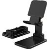 Generic Supporto regolabile per telefono da scrivania (1 pezzo, pieghevole e portatile, supporto per cellulare con antiscivolo, compatibilità universale per iPhone 17 Pro Max/Pro/Air/16/15/13/14/Samsung