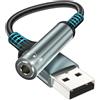 bakibo Adattatore USB a Jack 3,5 mm, Scheda Audio USB Esterna a Jack 3,5mm | Audio TRRS DAC Cavo Adattatore jack USBA per Cuffie e Microfono Compatibile con Tablet PC Switch PS 4/5 Macbook, Nero