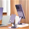 Generic Supporto per telefono regolabile per scrivania girevole a 360 gradi pieghevole, supporto per cellulare da scrivania portatile, accessori da scrivania compatibili con iPhone 16 15 14 13 Pro Max