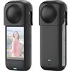 Generic Per Insta360 X4 PULUZ Custodia protettiva in silicone a prova di polvere (Nero)