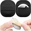 DDJ Confezione da 2 per supporto adesivo Air GPS Tag e Moto Tag, custodia in tessuto Air GPS Tag con adesivo 3M per portafoglio/telecomando TV/auto/borse da viaggio/droni, leggera, nera