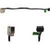 new net - DC Power Jack - Connettore di Alimentazione Compatibile con HP PJ584 PJ680 717371-TD6 722907-001 717371-SD6 717371-SD1 725444-001 709802-YD1 717371-YD6 717371-FD6