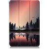 Yiernuo Custodia per Samsung Galaxy Tab A9 Plus/Tab A9 + 11 Pollici Tablet SM-X210/X216/X218,Ultra Sottile Cover con Funzione Supporto e Auto Sveglia/Sonno,Crepuscolo