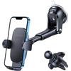 Generic Supporto universale 2 in 1 per auto, con ventosa e ventosa, compatibile con iPhone, Samsung, GPS, per viaggi e pendolari