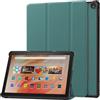 Kepuch Custer Cover per Fire HD 10 2023,PU-Pelle Case Custodia - Verde