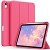CACOE Cover Compatibile con iPad A16 11 Generazione/iPad 10 Generazione | Custodia con Portapenna per iPad 11 Generazione 11 Pollici 2025 / 10 Generazione 10,9 Pollici 2022, Rosa Acceso