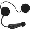 HISUEKIG Auricolare Casco Moto, Cuffie Bluetooth Caschi per Ciclismo Sciistico | Bluetooth 6.0, Interfono da 500M, Risposta Automatica, IP56 Impermeabile, assistente vocale, riproduzione musicale