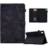Generico DayQiQiPu Caso per Lenovo Tab M10 HD (2a Gen) TB-X306 (10,1 Pollici) in PU Pelle Chiusura Magnetica Flip Cover Custodie Motivo a Cuori Lettere Con Supporto e Auto Wake/Sleep, Nero