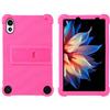 BastralBloom Custodia per tablet Blackview Zeno 1 da 8 pollici, adatta ai bambini, antiurto, in morbido silicone, antiurto, protettiva, con supporto regolabile (rosa)