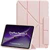 CAUHENYEE Cover per OnePlus Pad Go 2 / OPPO Pad 5 12.1, Funzione Stand Verticale, Anti-Goccia, Custodia Protettiva Antiurto per OPPO Pad 5 12.1 - Rosa