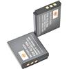 DSTE - Batteria agli ioni di litio KLIC-7004 SiOnyx Aurora SX-50, compatibile con Kodak EasyShare M2008 PlayFull Dual PlaySport PlayTouch V1253 Zi12 FinePix F100fd F200EXR