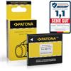 PATONA Batteria per Canon NB-11L NB-11LH NB11L 550mAh 3.6V | Batteria per Ixus 132 135 140 145 155 170 180 185 190 240 285 HS PowerShot A2300 A2400 A2500 A2600 A3400 A3500 A4000
