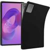 NUCNOK Cover per Lenovo Idea Tab Plus (12,1 Pollici),Ultra Sottile Nera Silicone Custodia,TPU Morbido AntiGraffio AntiCaduta Case