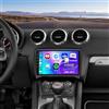 Aublinto 9 Pollici Autoradio per Audi TT MK2 2006-2014 con CarPlay Android Auto,GPS Navigazione Bluetooth Wifi FM/RDS Telecamera Posteriore 4+64G