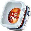 Generic Custodia in silicone compatibile con Huawei Watch Fit 4 Pro, custodia flessibile in silicone resistente ai graffi, cover protettiva per Huawei Watch Fit 4 Pro Smartwatch (azzurro)