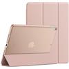 JETech Custodia per iPad Pro 10,5 2017, iPad Air 3ª Gen 2019, Oro Rosa | Cover Retro Traslucido Sottile, Supporto Tri-Pieghevole, Auto Svegliati/Sonno