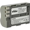 vhbw batteria compatibile con Nikon D300, D200, D300s, D700, D70, D50, D100, D70s, D90, D80 fotocamera (1200mAh, 7,2V, Li-Ion)